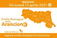 Coronavirus, dal 12 aprile l'Emilia-Romagna in zona arancione