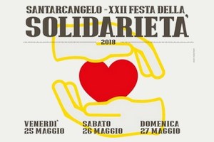 Dal 25 al 27 maggio tre giorni di solidarietà
