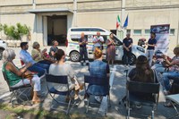 Donato ai volontari della Protezione civile “Valle del Marecchia” un nuovo mezzo attrezzato per il trasporto di persone disabili