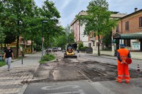 Dopo i lavori ai sottoservizi riprendono le asfaltature in diversi punti della città