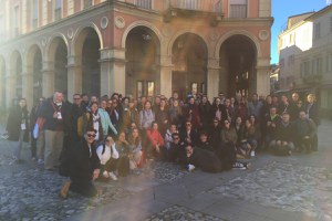 Studenti universitari e maîtres in visita a Santarcangelo