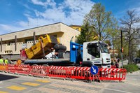 Viale Mazzini chiuso al traffico per la riqualificazione della rete idrica